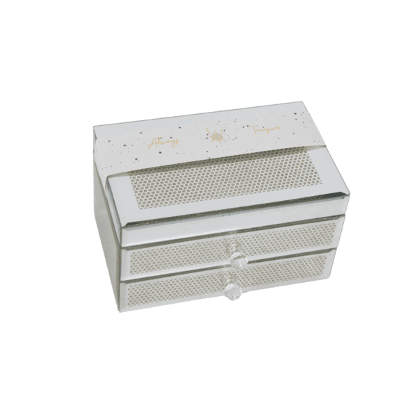 Wisper Golden Jewellery Box
