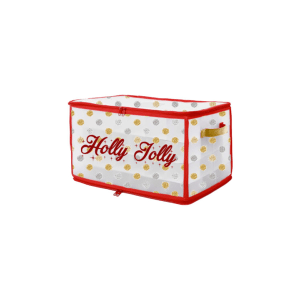 Holly Red 112 Ornaments Storage Box